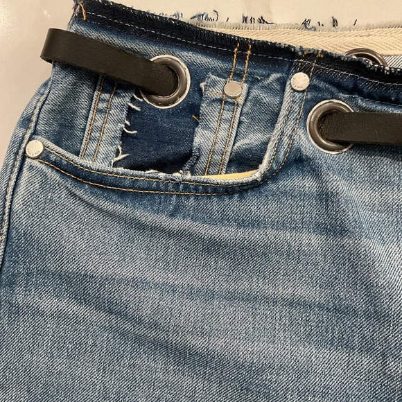 RAG & BONE WOMENS SUPER HIGH RUTH STRAIGHT LEG JEANS-RARE - Picture 7 of 16